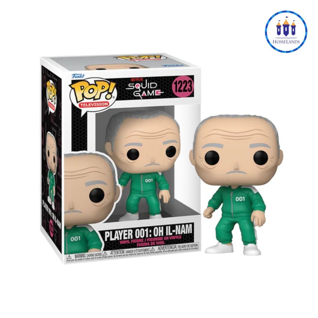 FUNKO POP PLAYER 001: OH IL-NAM - SQUID GAME 1223 - NETFLIX