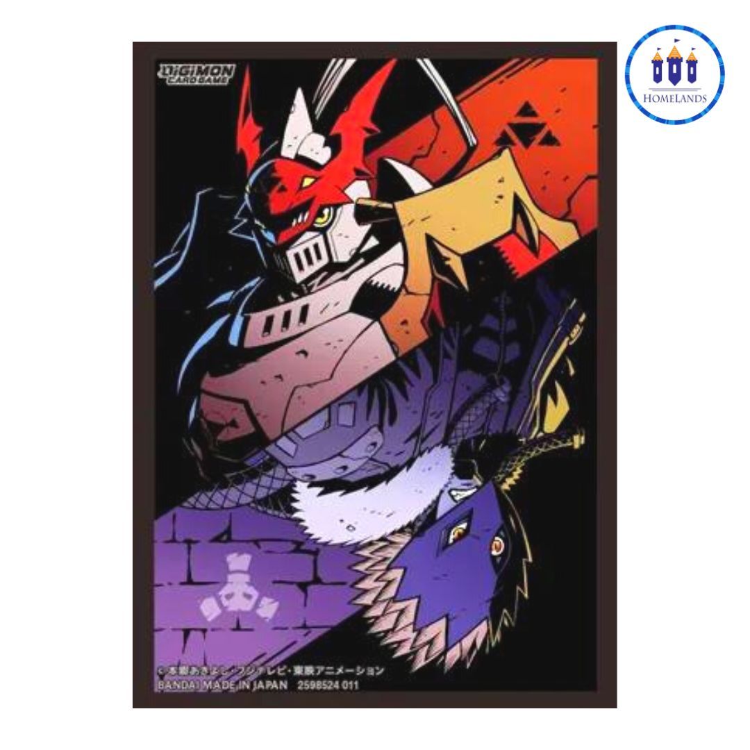 Fundas - Digimon - 60 Fundas Dukemon and Beelzebumon - 66x91mm