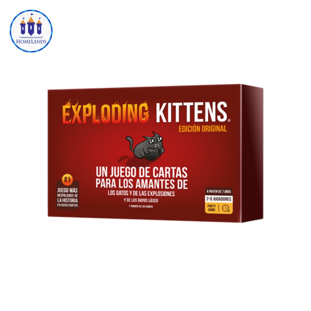 Exploding Kittens – Juego de cartas explosivo y divertido