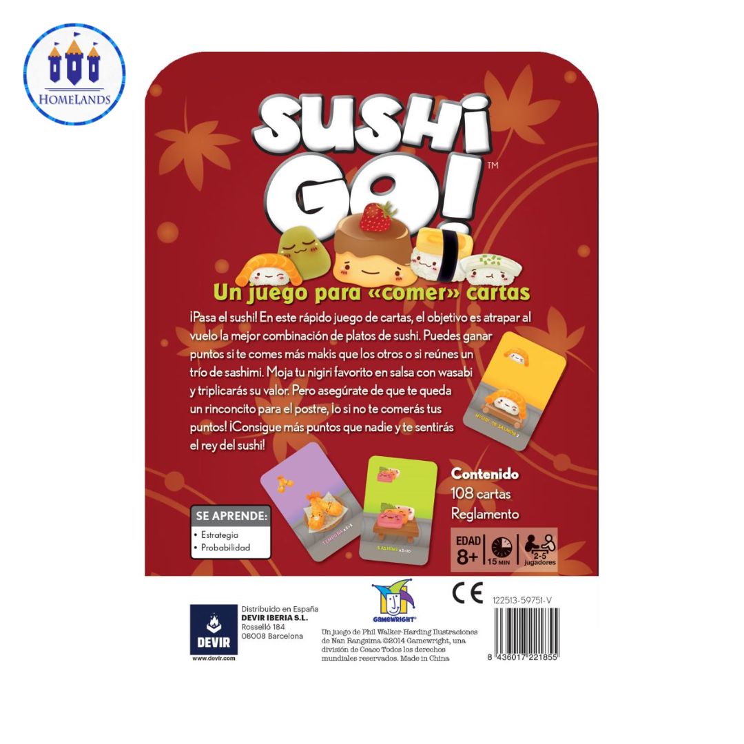 SUSHI GO! - UN JUEGO PARA COMER CARTAS - Imagen 3