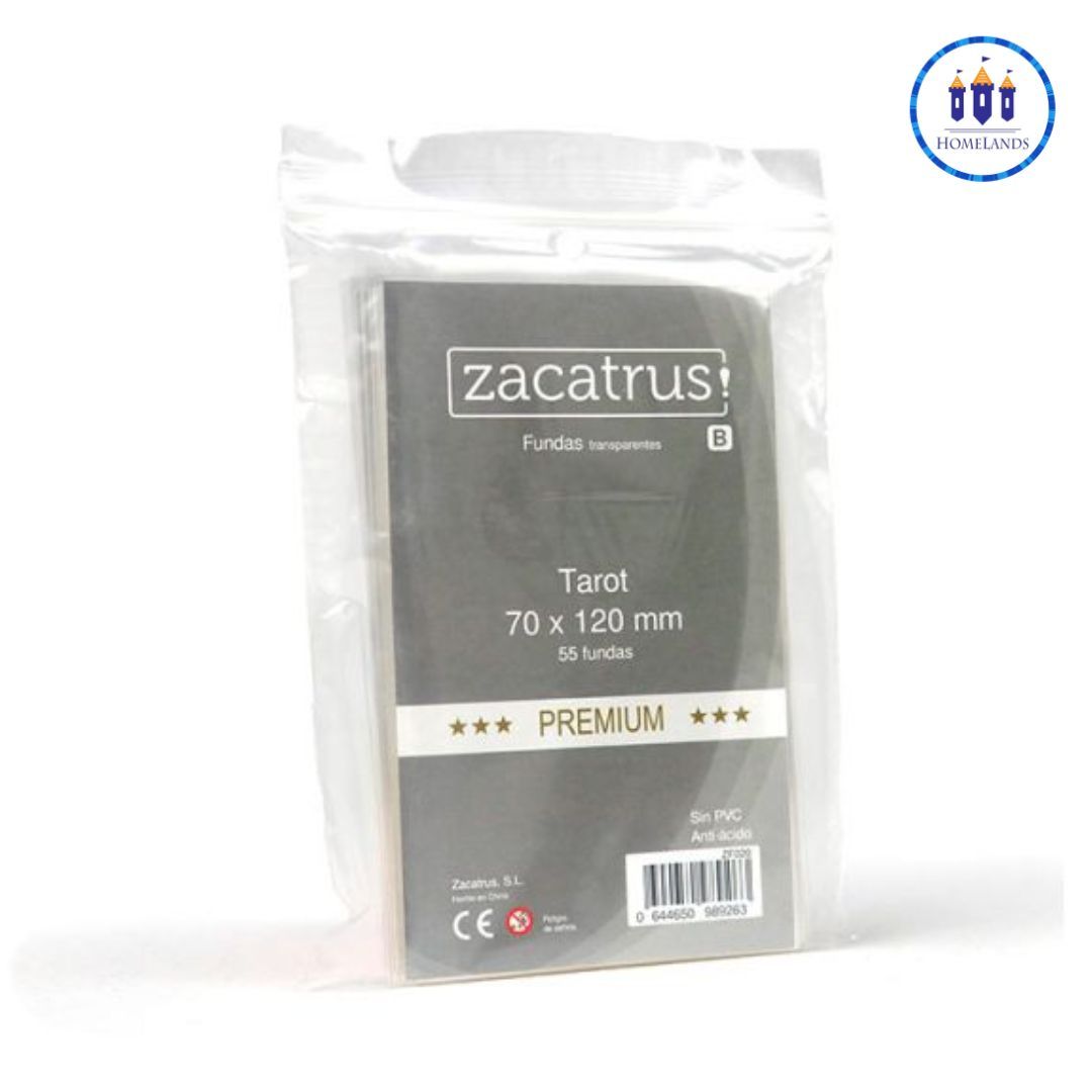 Fundas - Zacatrus - 55 Fundas Tarot Premium - 70x120mm