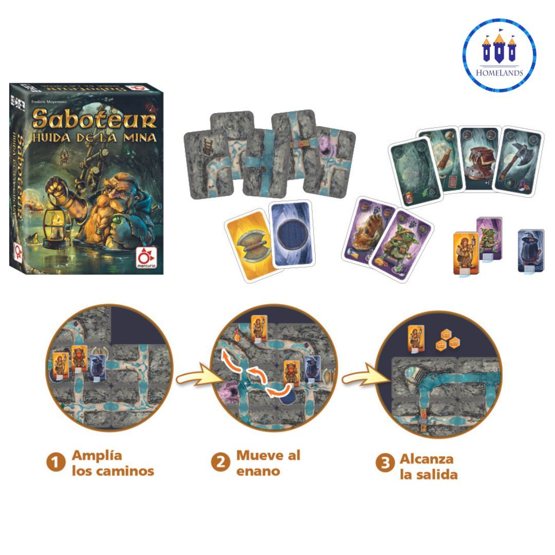 Juego de Mesa - Saboteur: Huida de la Mina - Imagen 2