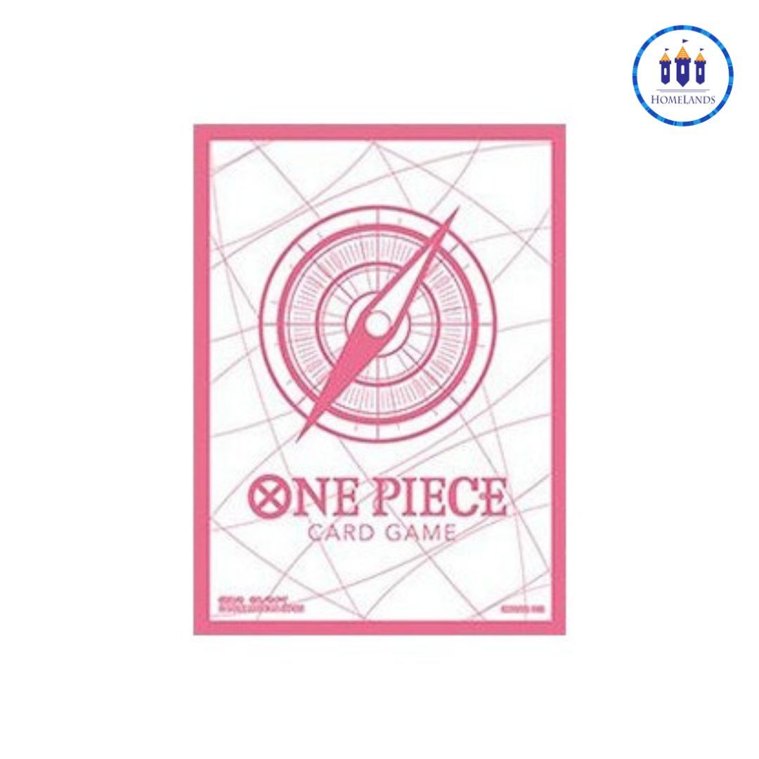 ONE PIECE CARD GAME OFFICIAL SLEEVES LOGO PINK