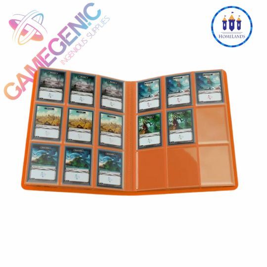 CASUAL ALBUM 18 POCKET - 360 SLEEVED CARDS - GAMEGENIC NARANJA - Imagen 2