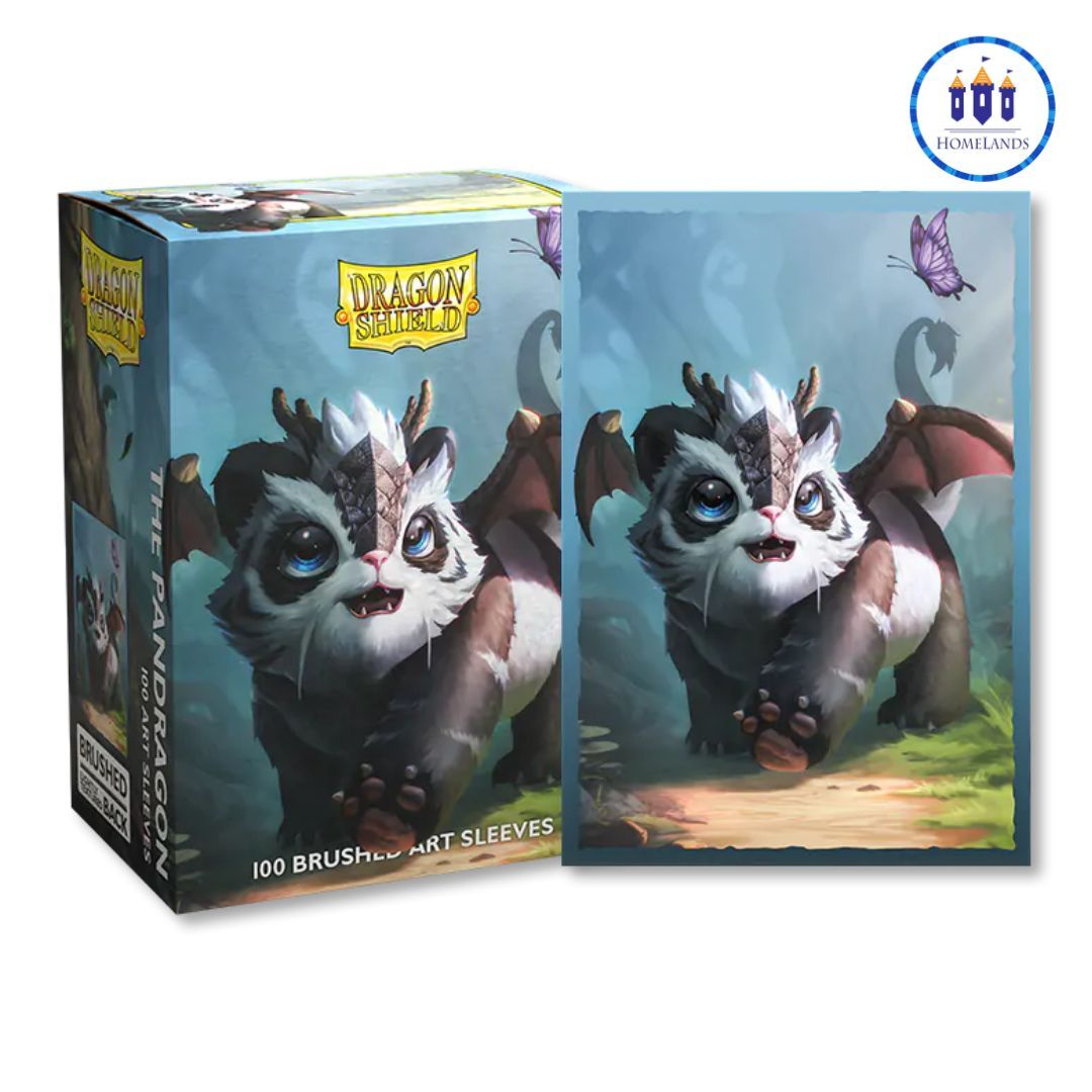 DRAGON SHIELD STANDARD SIZE BRUSHED ART SLEEVES - THE PANDRAGON- (100 SLEEVES)