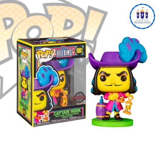 FUNKO POP Disney Villains Hook (Blacklight) 1081