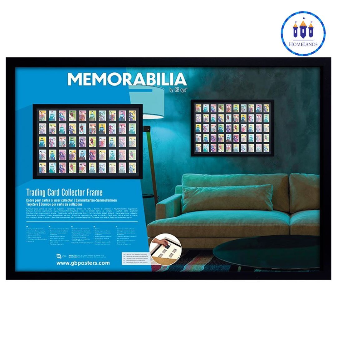 TRADING CARD COLLECTOR FRAME 50 POSITION BLACK