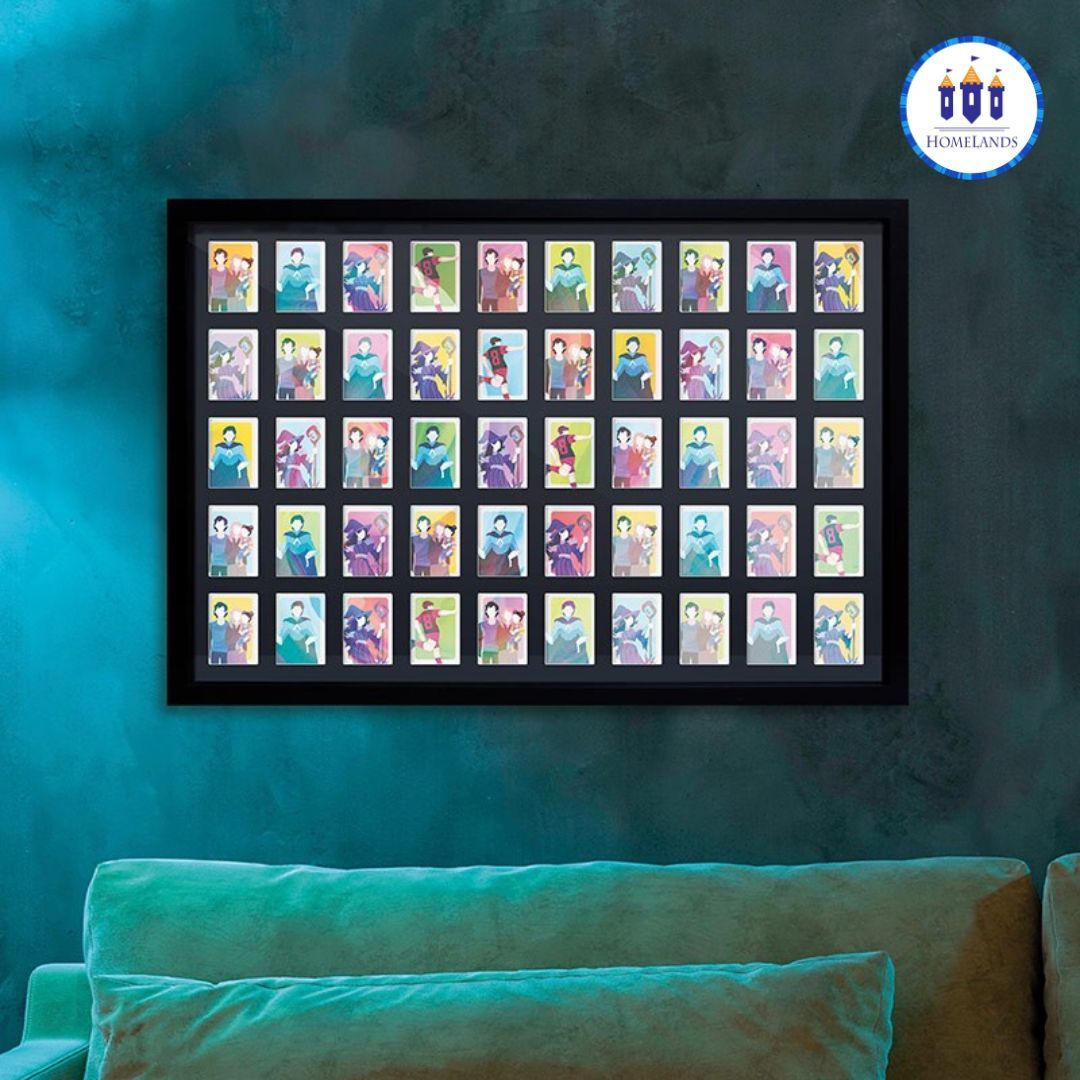 TRADING CARD COLLECTOR FRAME 50 POSITION BLACK - Imagen 3
