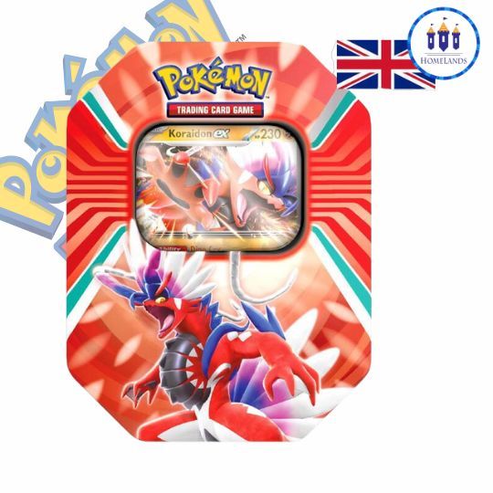 POKEMON - PALDEA LEGENDS TIN KORAIDON - INGLÉS
