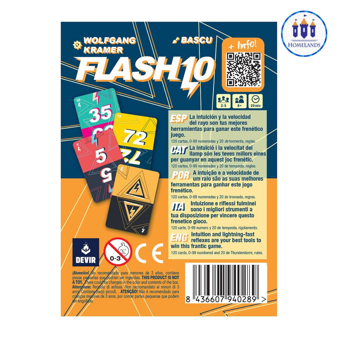 JUEGO DE MESA FLASH 10 - DEVIR - Imagen 4