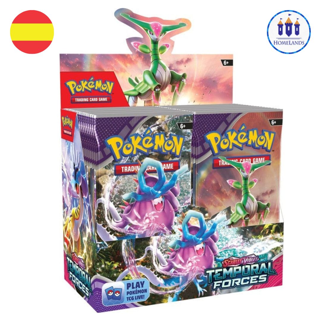 TCG- POKEMON - ESP - FUERZAS TEMPORALES - CAJA DE SOBRES (SELLADA)