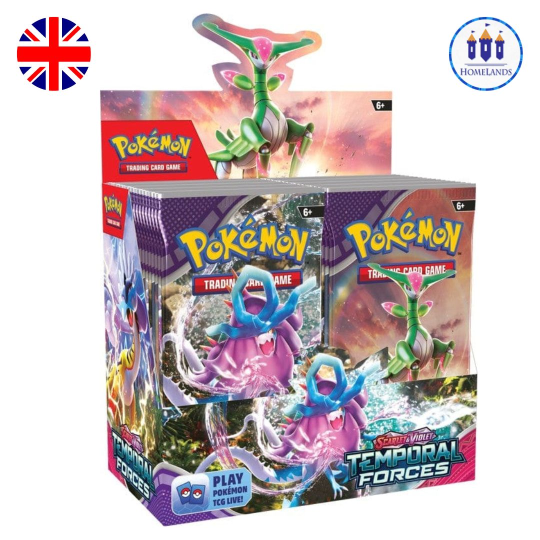 TCG- POKEMON - ING - TEMPORAL FORCES - CAJA DE SOBRES (SELLADA)