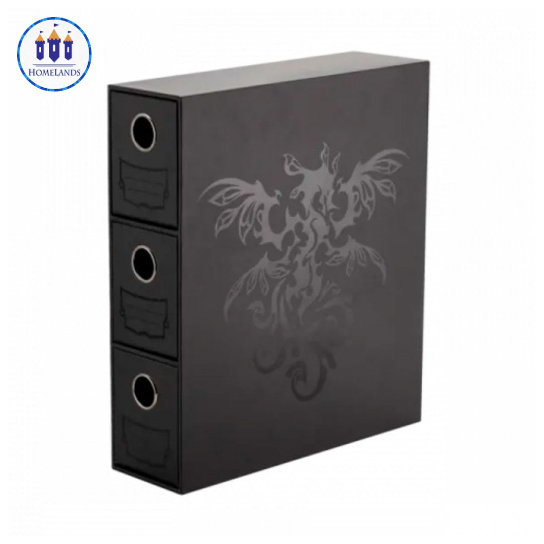 FORTRESS - BLACK - CARD DRAWERS - DRAGON SHIELD