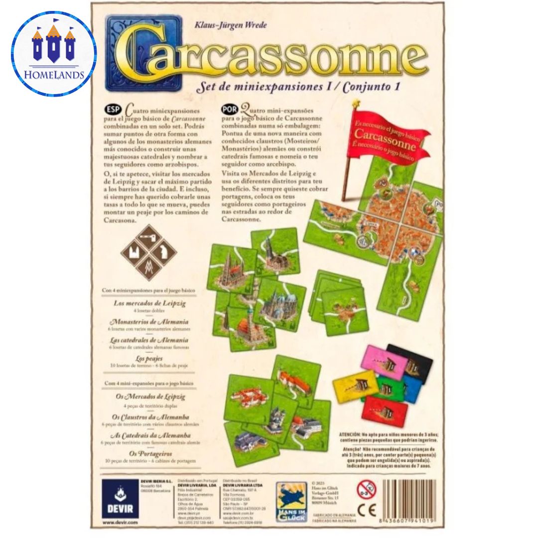 Carcassonne: Set de Miniexpansiones 1 (Expansión) - Imagen 4