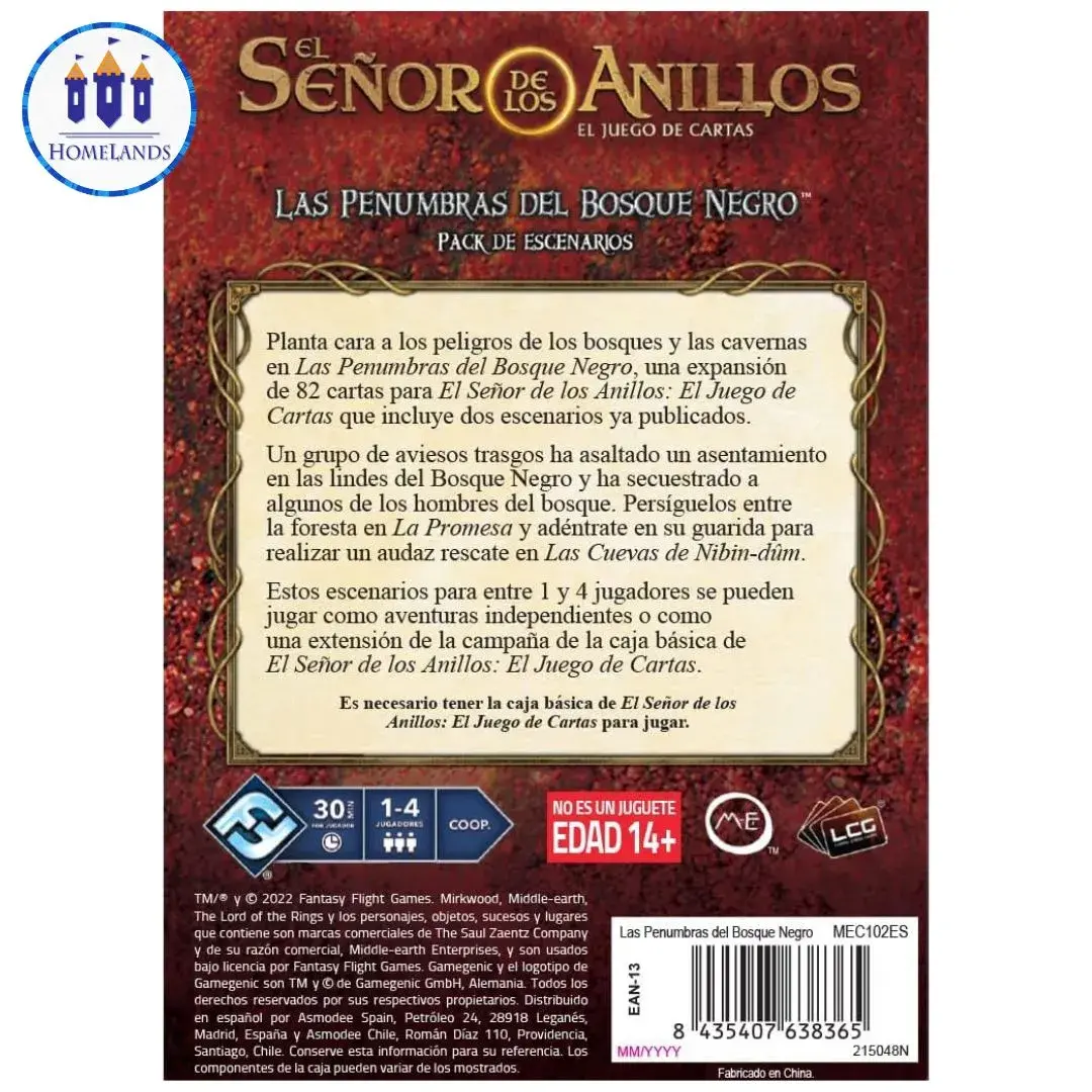 El Señor de los Anillos LCG: Las Penumbras del Bosque Negro - Imagen 4