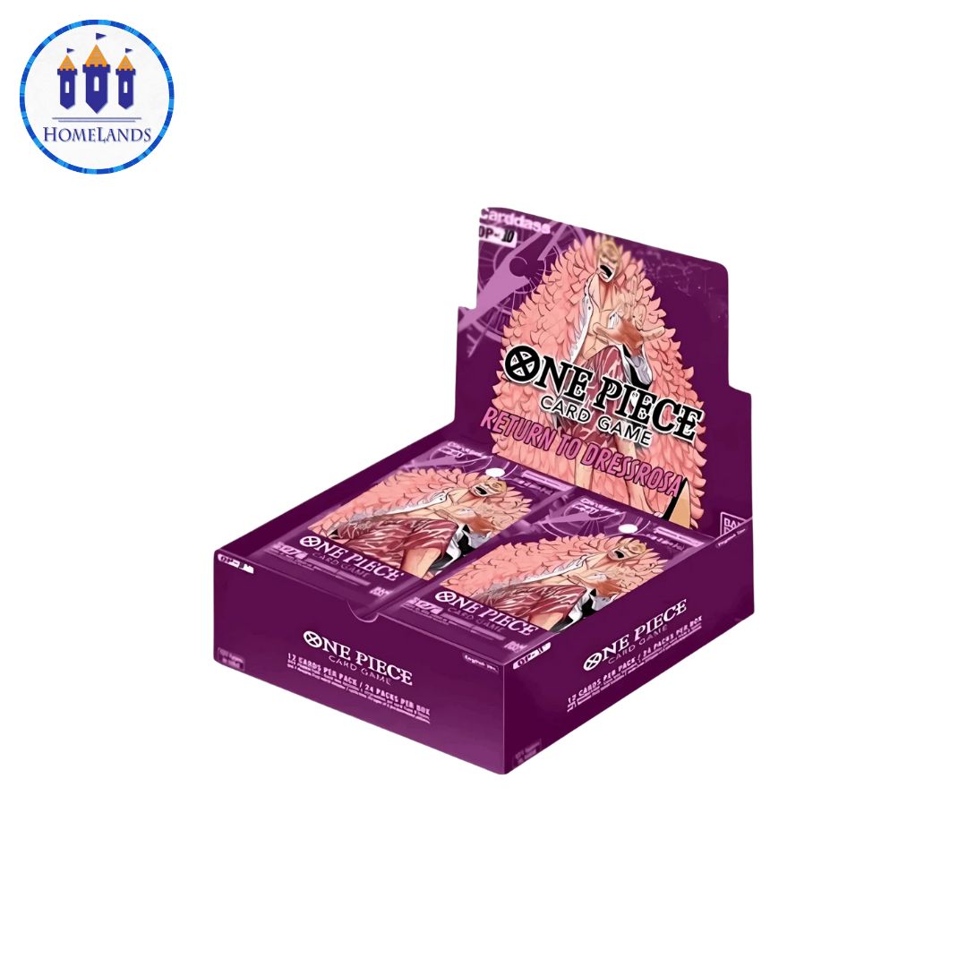 ONE PIECE - (CAJA DE SOBRES INGLÉS- SELLADA) - OP10 Return to Dressrosa- (PREVENTA)