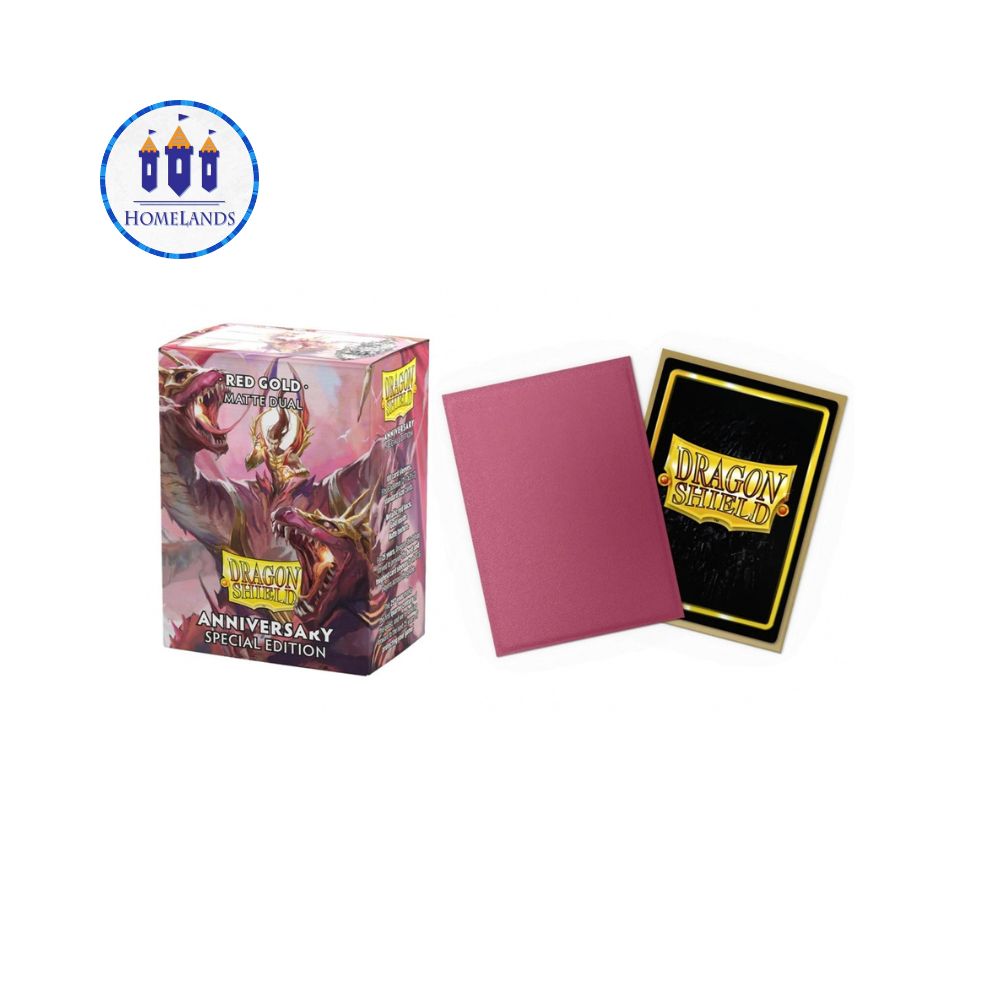 DRAGON SHIELD - FUNDAS RED GOLD MATTE DUAL - ANNIVERSARY - SPECIAL EDITION