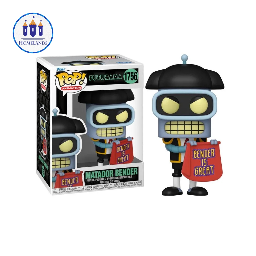 Futurama Pop! Animation Vinyl Figura Bender (Matador) 1756