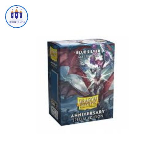 DRAGON SHIELD - FUNDAS BLUE SILVER MATTE DUAL - ANNIVERSARY - SPECIAL EDITION (copia) - Imagen 2