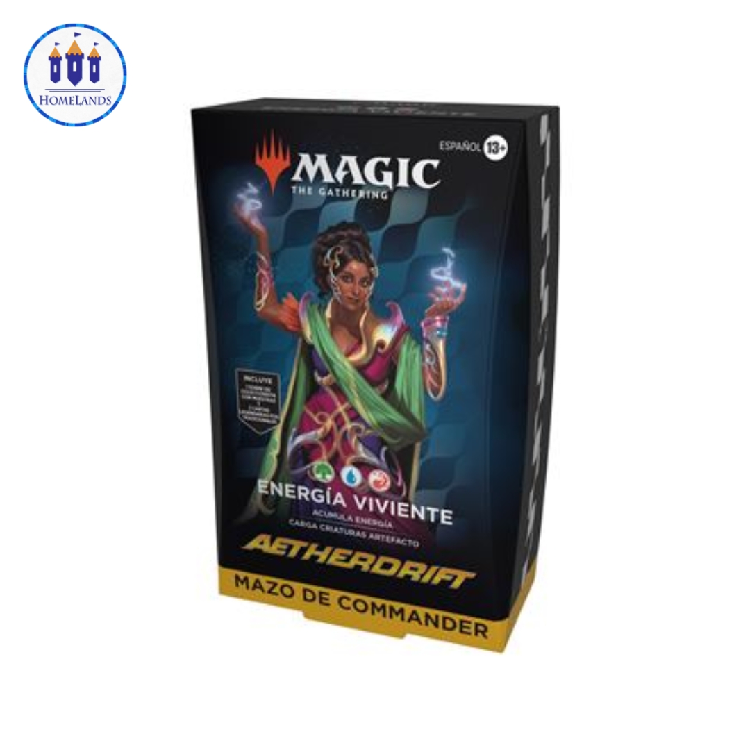Commander: Aetherdrift: "Energía Viviente" Commander Deck ESP