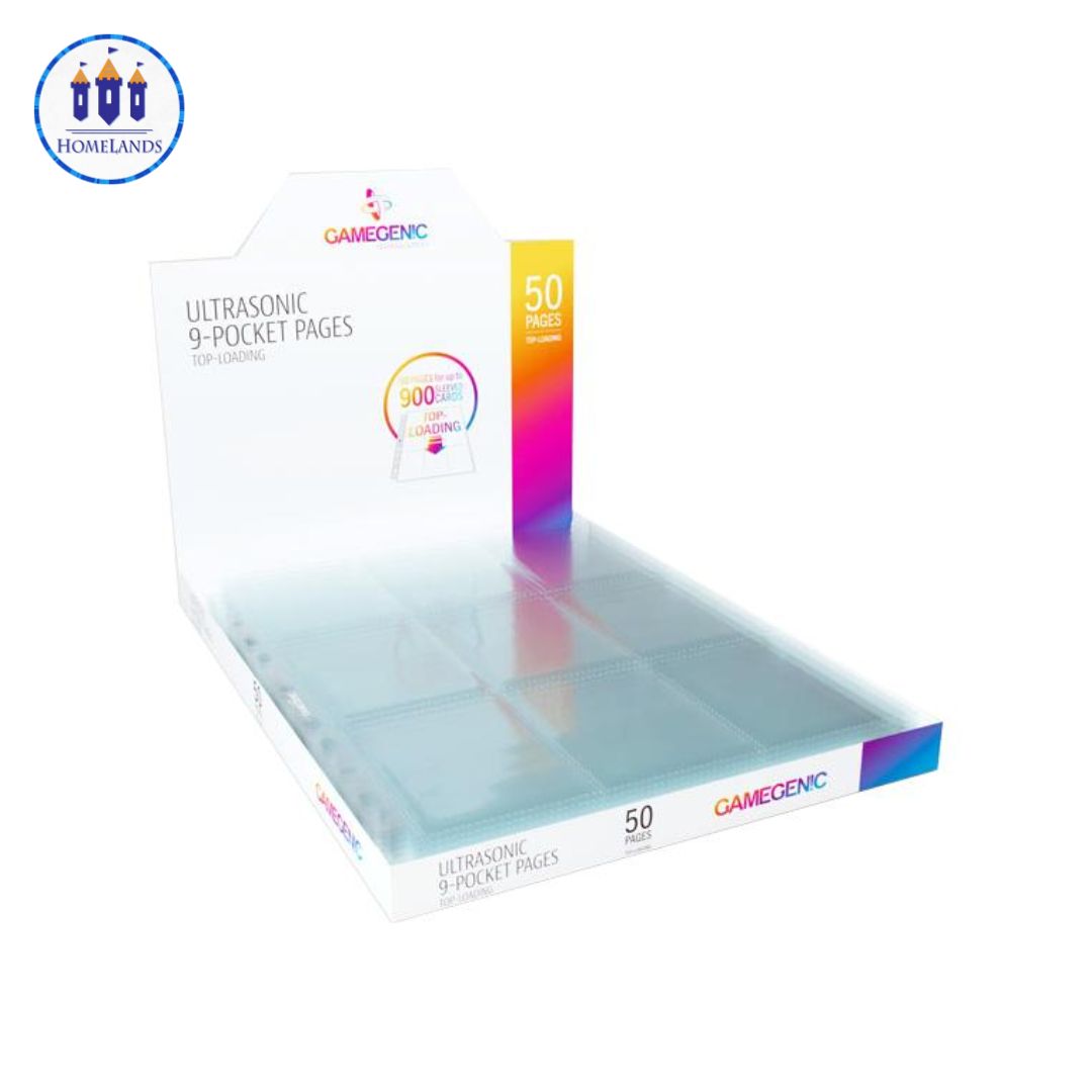 Ultrasonic 9-Pocket Pages Toploading Display (50)