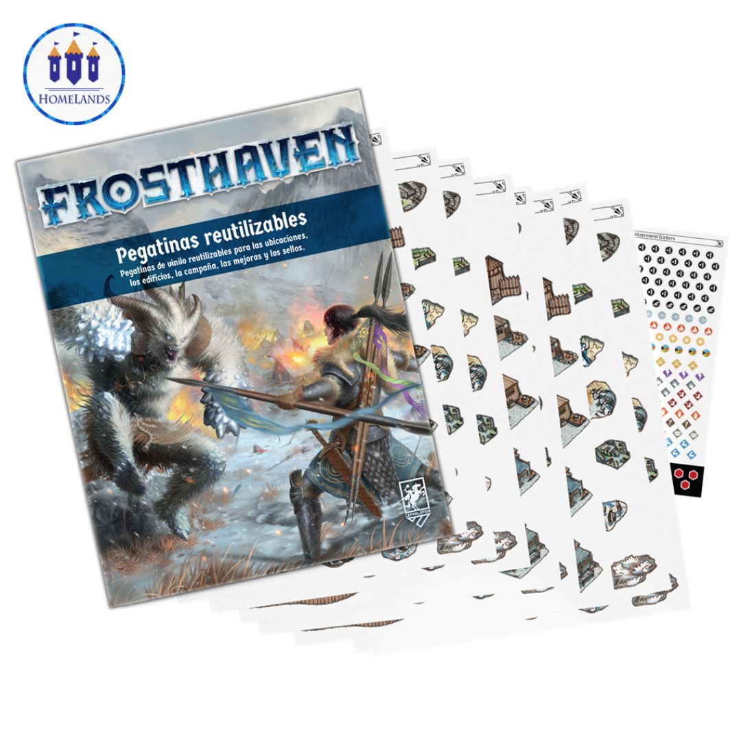 Frosthaven : pegatinas reutilizables