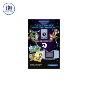 Caja de mazo con Fundas ( 60 Unidades) Liberator D-Storage Set- Digimon Card Game