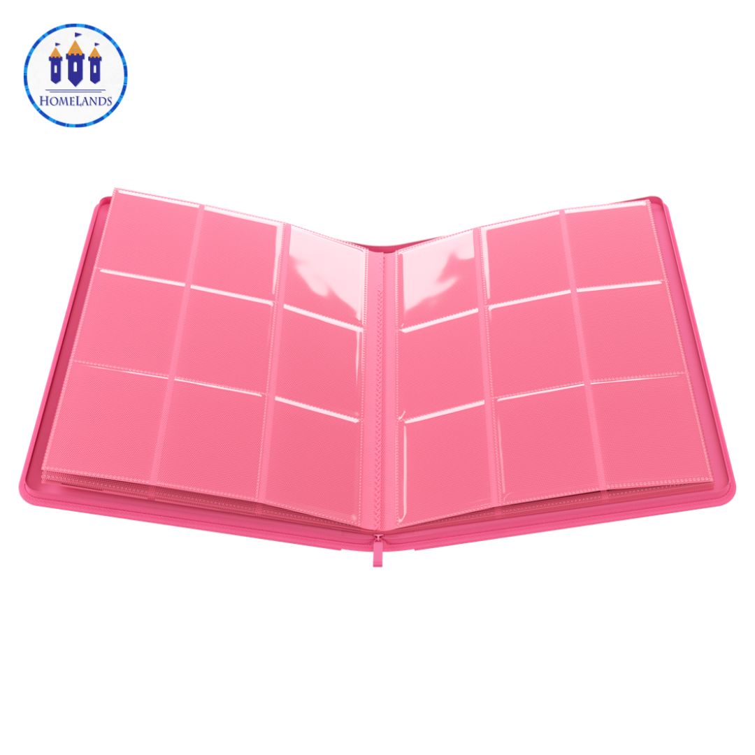 Zip-Up Album - 18 Pocket - Rosa - Imagen 2