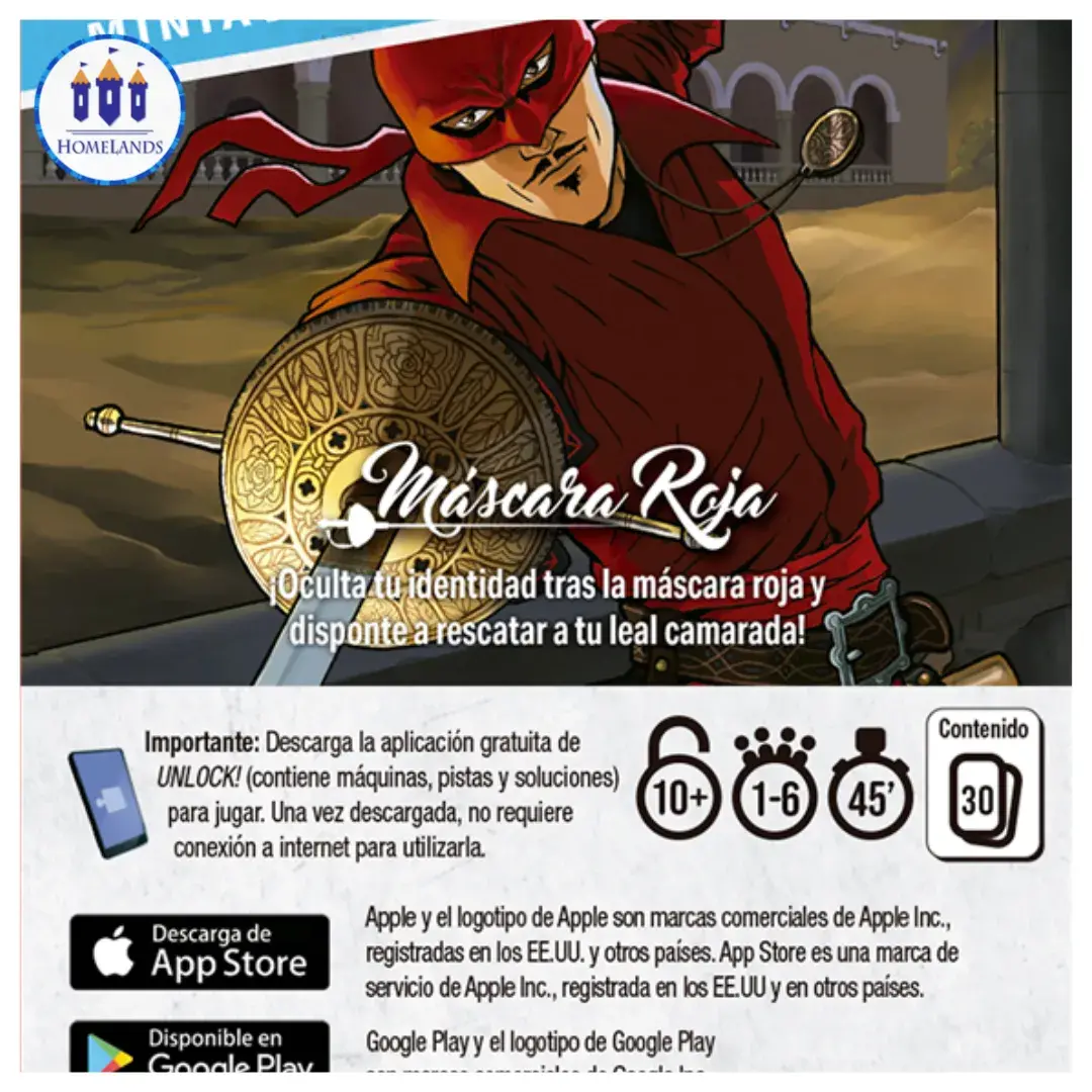 Unlock! Mini - Máscara roja - Nivel: 🔴🔴🔴 - Imagen 3