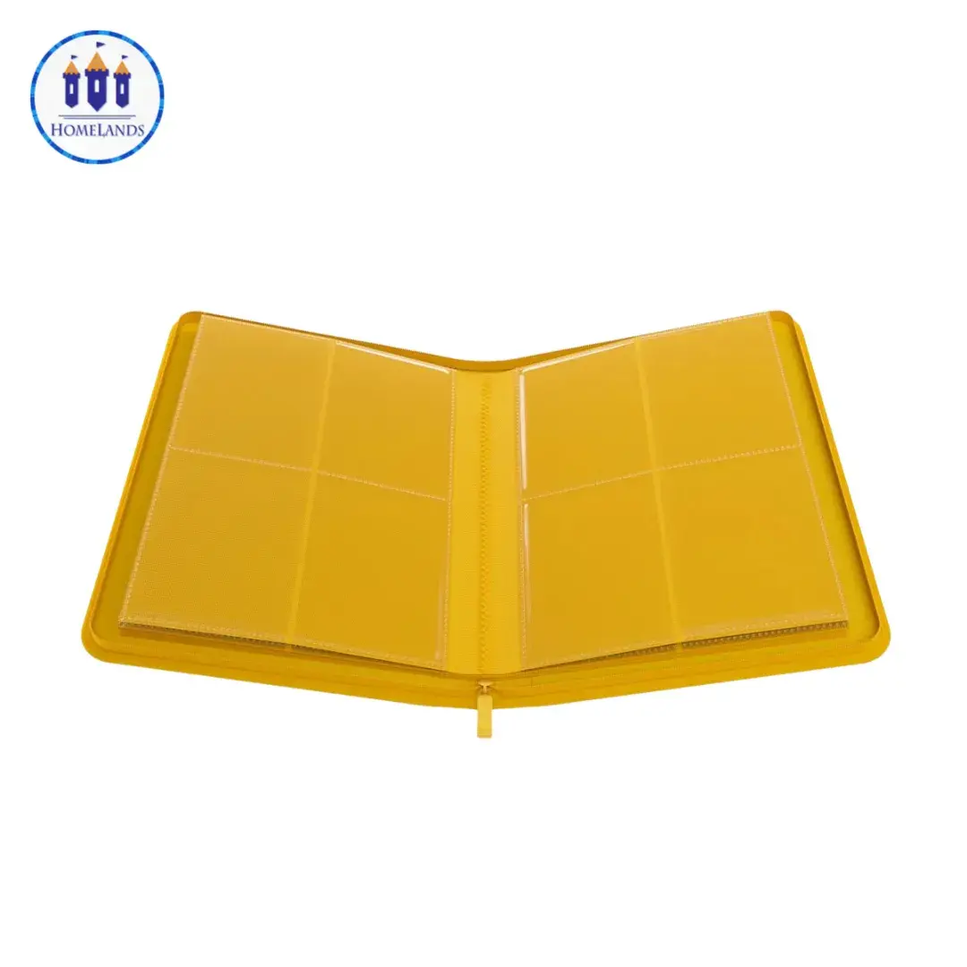 Zip-Up Album 8-Pocket Yellow - Imagen 2