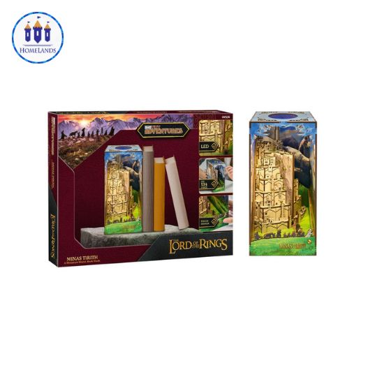 El Señor de los Anillos Maqueta Book Nook Tiny Adventures Minas Tirith 23 cm