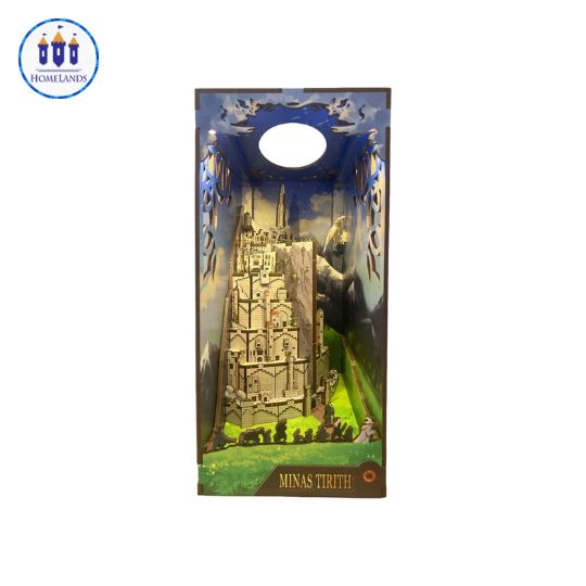 El Señor de los Anillos Maqueta Book Nook Tiny Adventures Minas Tirith 23 cm - Imagen 3