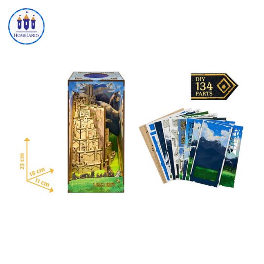 El Señor de los Anillos Maqueta Book Nook Tiny Adventures Minas Tirith 23 cm - Imagen 4