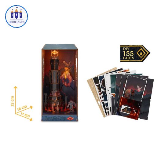 El Señor de los Anillos Maqueta Book Nook Tiny Adventures Barad-Dûr 23 cm - Imagen 3
