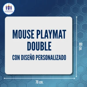 Mouse Playmat Double con diseño personalizado