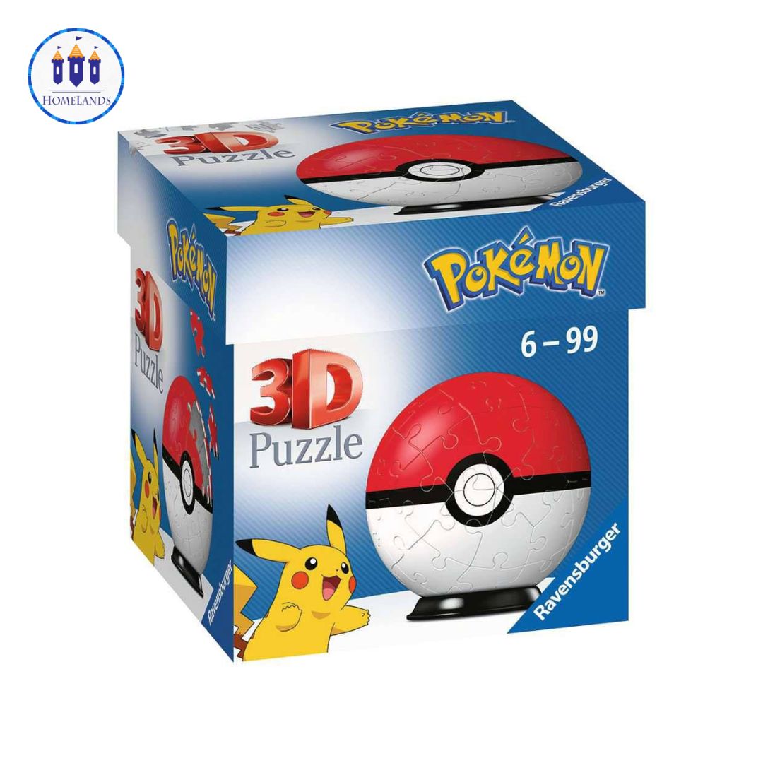 Pokémon Puzzle 3D Pokéballs: Classic (55 piezas)