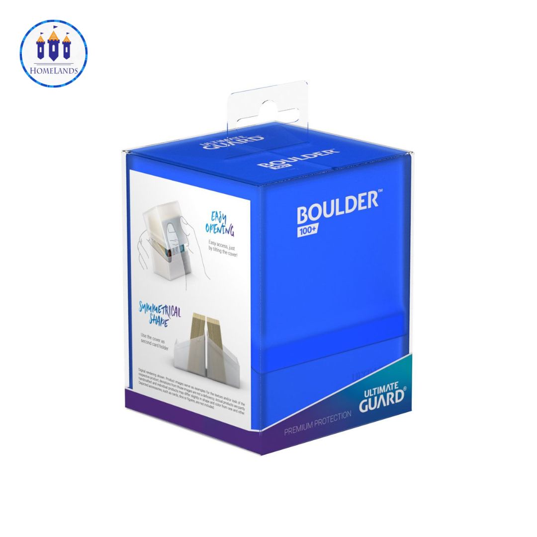 Ultimate Guard Boulder Deck Case 100+ Tamaño Estándar Sapphire