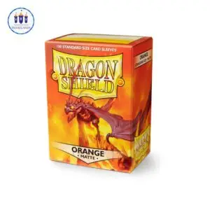 Dragon Shield Standard Sleeves - Matte Orange (100 Sleeves)