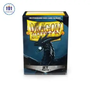 Dragon Shield Standard Sleeves - Matte Jet (100 Sleeves)