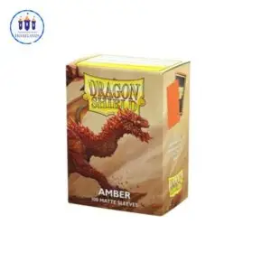 Dragon Shield Standard Matte Sleeves - Amber (100 Sleeves)