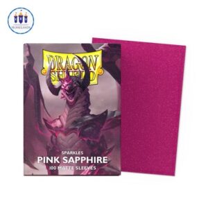 DRAGON SHIELD 100 MATTE SLEEVES - PINK SAPPHIRE