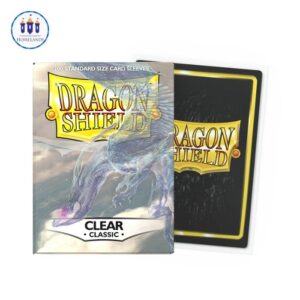 DRAGON SHIELD 100 CLASSIC SLEEVES - CLEAR