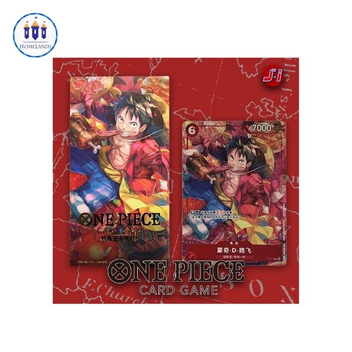 Monkey D. Luffy (Sealed) – Promo Año Nuevo Chino – One Piece Card Game – Homelands