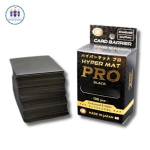 KMC: Standard Sleeves – Hyper Mat Pro – Black (100 Sleeves)