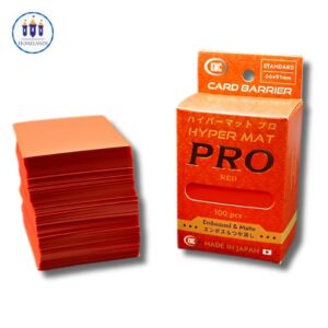KMC: Standard Sleeves – Hyper Mat Pro – Red (100 Sleeves)