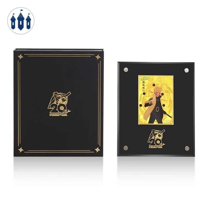 ⭐ Naruto - 20th Anniversary 24K Gold-Plated Card Gift Box ⭐ - Imagen 5