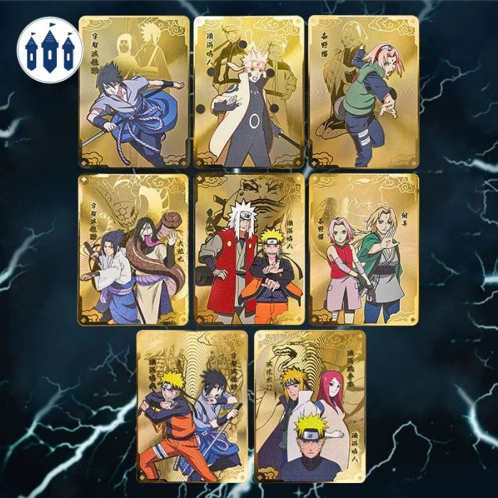 ⭐ Naruto - 20th Anniversary 24K Gold-Plated Card Gift Box ⭐ - Imagen 3