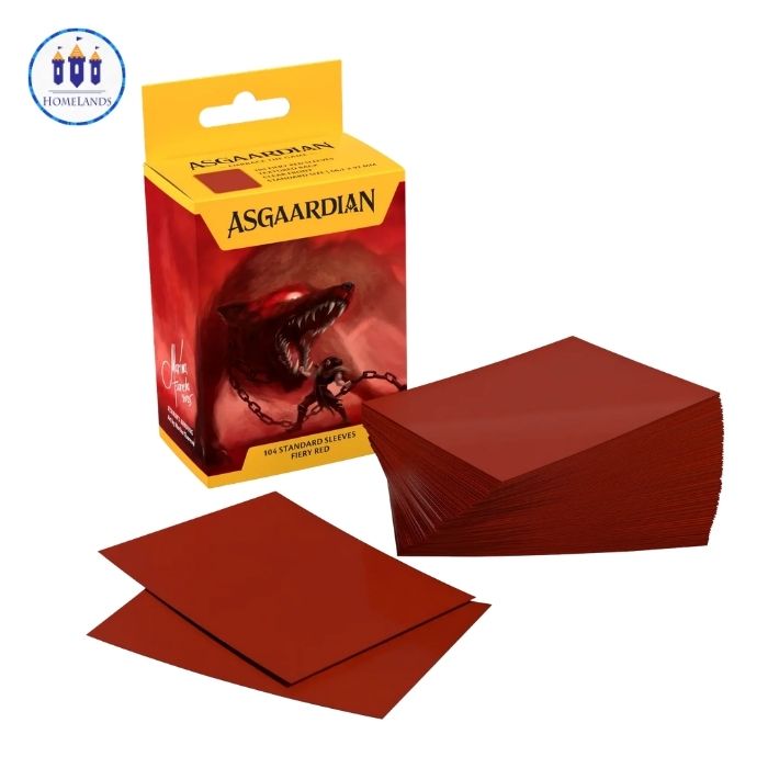 Asgaardian Sleeves - Fiery Red Standard Sleeves
