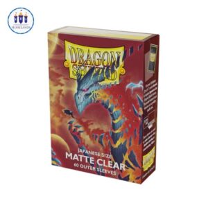 Fundas - Dragon Shield - Japanese Size Matte Clear Outer Sleeves - 60 Sleeves