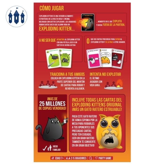 Exploding Kittens Ed. Gato Ratero - Imagen 4